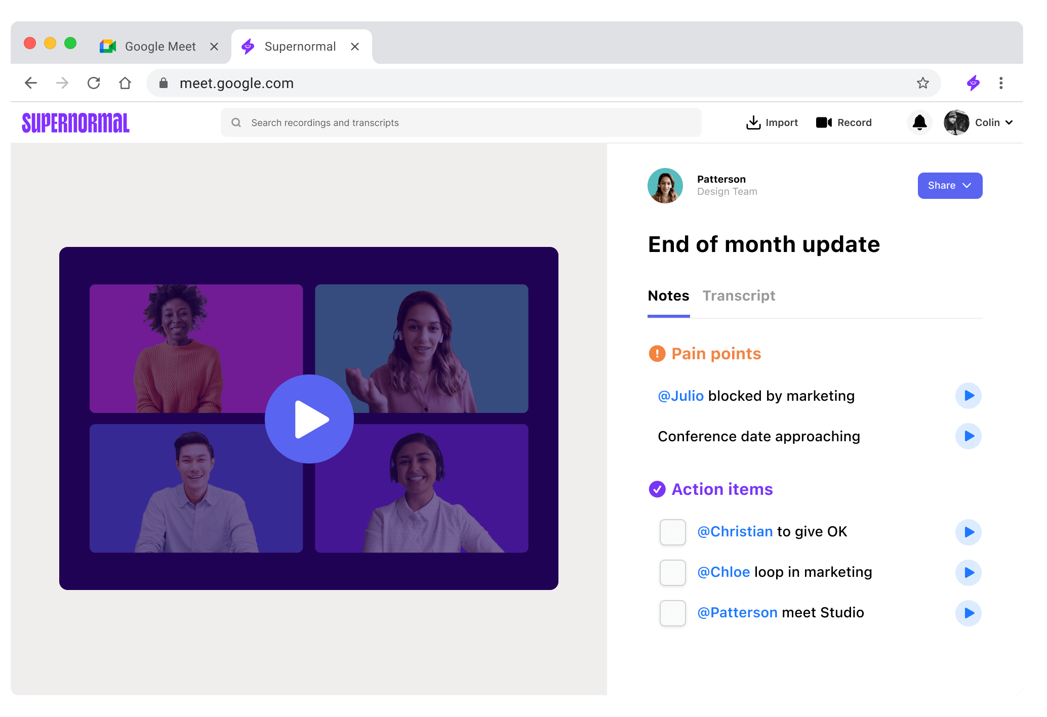 Supernormal raises $10M to automatically transcribe and summarize meetings  | TechCrunch